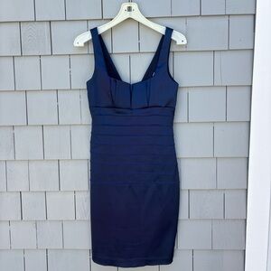Cache Midnight Blue Mini Dress
